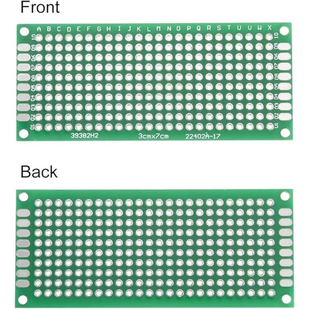 uxcell 15pcs 3x7cm Double Sided PCB Board - DIY Projects